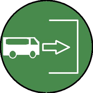 車入口ピンの説明